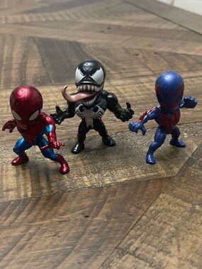 Marvel 3-Piece Action Figure Spider-Man MetalFigs